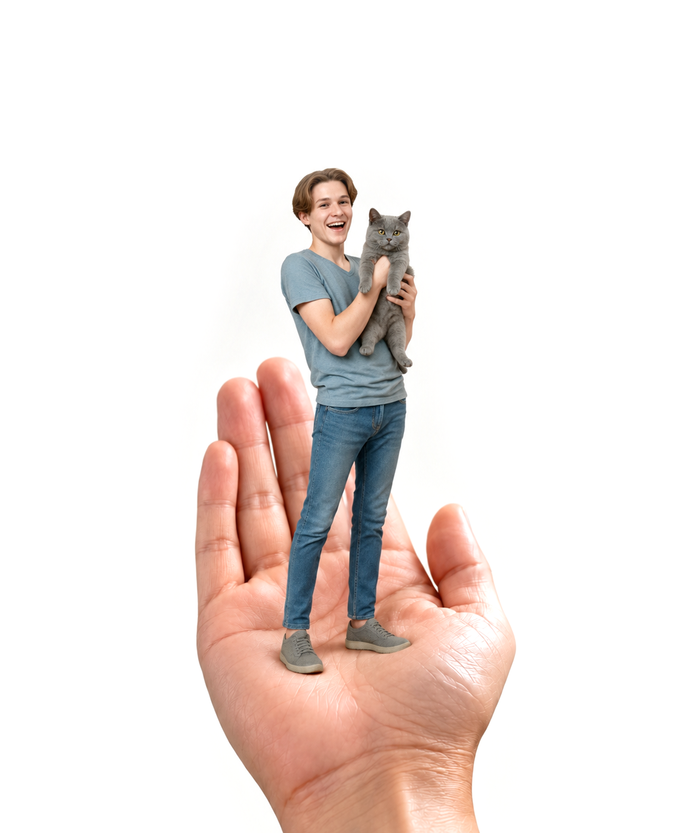 Owner & Pet Figurine